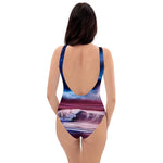 Swimwear - American Flag Women's One-Piece Swimsuit by PaintWithJosh