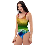Pride Flag One-Piece Swimsuit by PaintWithJosh