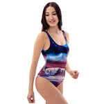 Swimwear - American Flag Women's One-Piece Swimsuit by PaintWithJosh