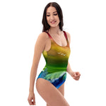 Pride Flag One-Piece Swimsuit by PaintWithJosh