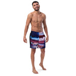Swimwear - American Flag Patriotic USA Men's swim trunks