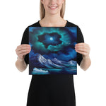 Canvas Print - Alaskan Iceberg Expressionism Landscape by PaintWithJosh
