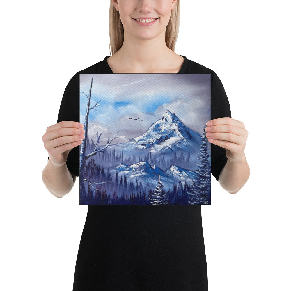 Canvas Print - Wolf Peak Expressionism Landscape by PaintWithJosh