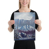 Canvas Print - Road to the Wall - Mountain Landscape by Paint With Josh