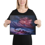 Canvas Print - Sandy Shores Seascape by PaintWithJosh
