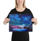 Canvas Print - Secluded Beach Seascape by PaintWithJosh