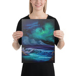 Canvas Print - Galactic Beach Seascape by PaintWithJosh