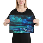 Canvas Print - UFO Beach Seascape by PaintWithJosh