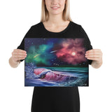 Canvas Print - High Tide Seascape by PaintWithJosh