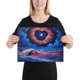 Canvas Print - Lovers Beach Expressionism Beach Seascape by PaintWithJosh