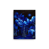 Canvas Print - Alaskan Nativity Scene by PaintWithJosh