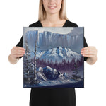 Canvas Print - Road to the Wall - Mountain Landscape by Paint With Josh