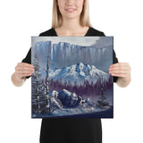Canvas Print - Road to the Wall - Mountain Landscape by Paint With Josh