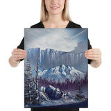 Canvas Print - Road to the Wall - Mountain Landscape by Paint With Josh