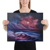 Canvas Print - Sandy Shores Seascape by PaintWithJosh