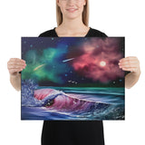 Canvas Print - High Tide Seascape by PaintWithJosh