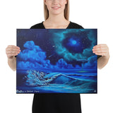Canvas Print - Exploration Beach - Expressionism Seascape by PaintWithJosh
