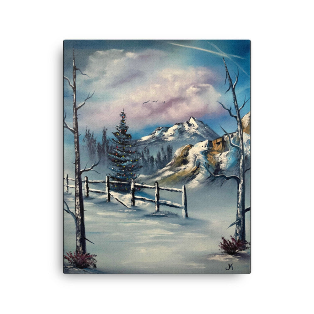 Canvas Print - Winter Christmas by PaintWithJosh