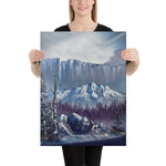 Canvas Print - Road to the Wall - Mountain Landscape by Paint With Josh