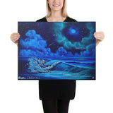 Canvas Print - Exploration Beach - Expressionism Seascape by PaintWithJosh