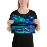 Poster Print - UFO Beach Seascape by PaintWithJosh