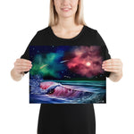 Poster Print - High Tide Seascape by PaintWithJosh