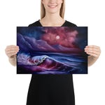 Poster Print - Sandy Shores Seascape by PaintWithJosh
