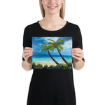 Poster Print - Paradise Beach Seascape by Paint With Josh
