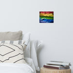 Metal Print - Pride Flag Seascape by PaintWithJosh