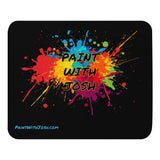 Mouse Pad - Paint With Josh high resolution Logo