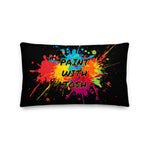 Pillow - Paint with Josh High resolution Logo