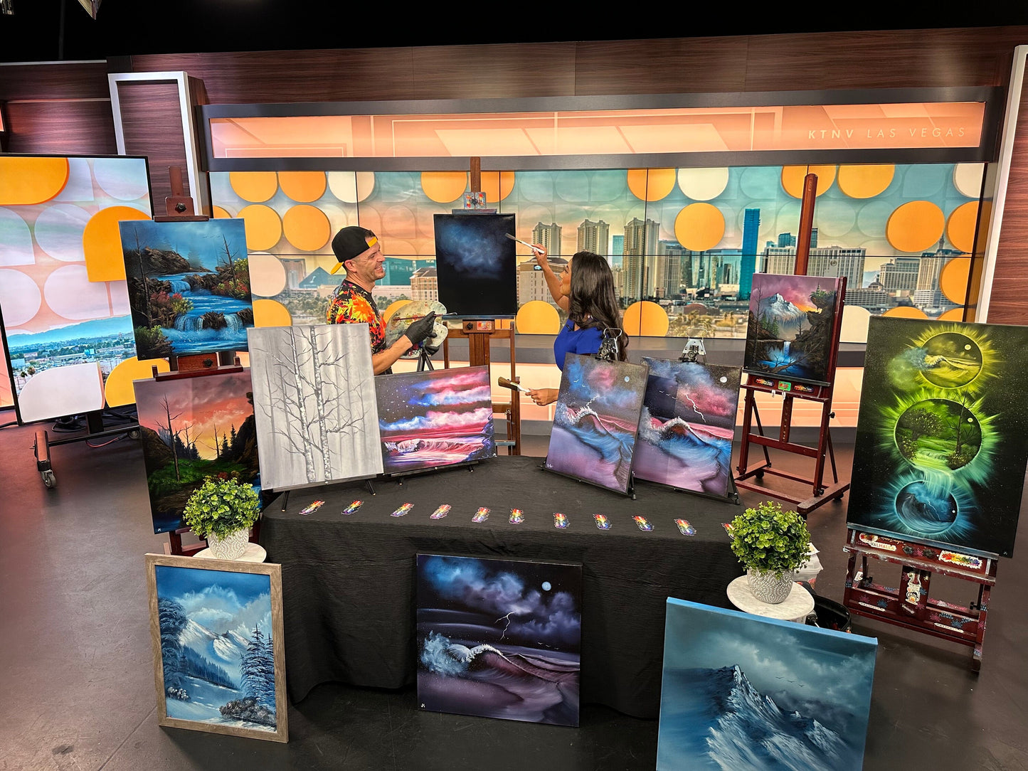 Painting Classes - How to Paint - PaintWithJosh 1 on 1 In-Person Class at City of the World Art Gallery inside Meadow's Mall