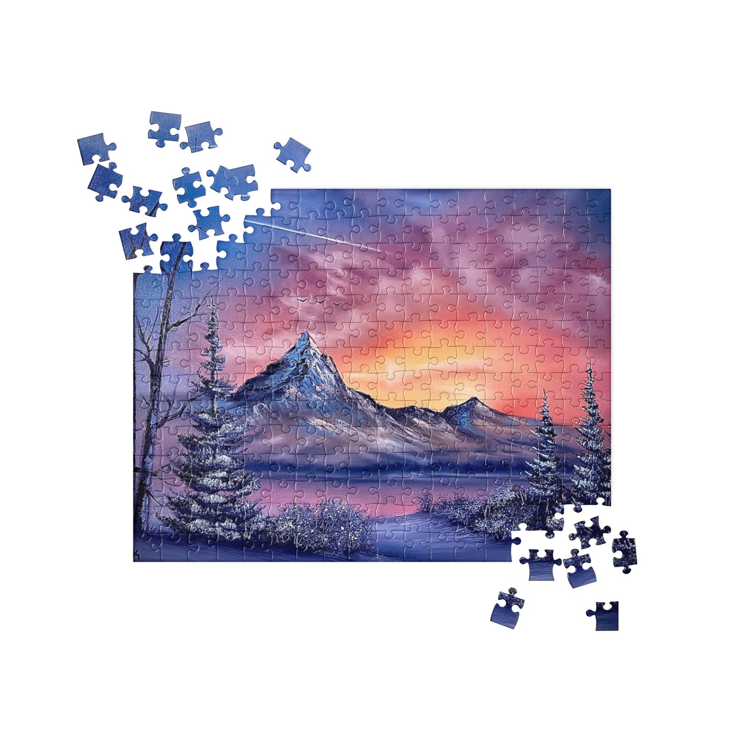 Jigsaw Puzzle - Sunsrise Mountain by PaintWithJosh