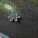 Jigsaw - Planet P-51 - Landscape Painting Printed on Puzzle by Paint With Josh