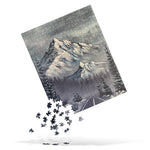 Jigsaw - Alpine Drive - Landscape Painting Printed on Puzzle by Paint With Josh