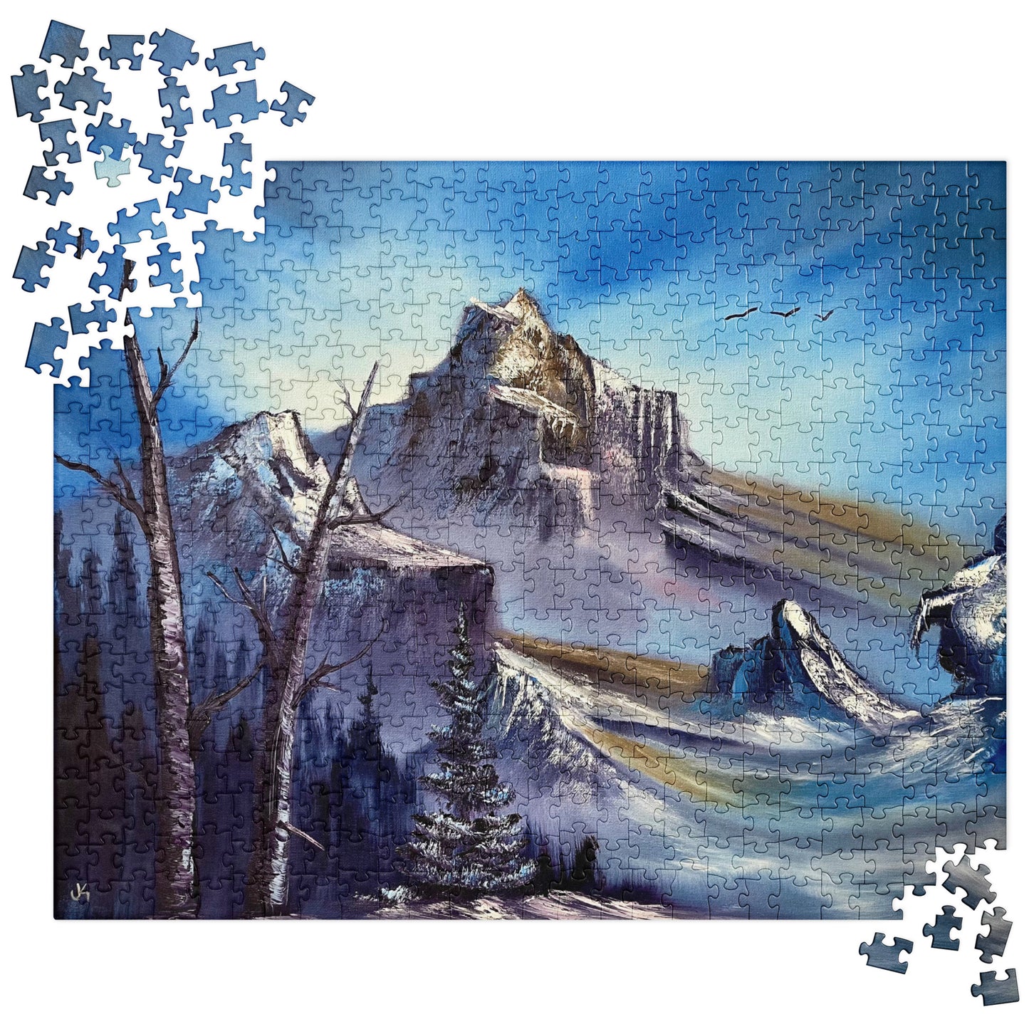 Jigsaw Puzzle - Mountain Fortress by PaintWithJosh