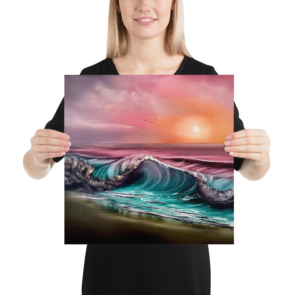 Poster - Deathly Shallows Seascape by PaintWithJosh