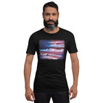Clothing - American Flag Patriotic Unisex t-shirt by PaintWithJosh