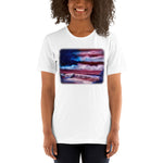 Clothing - American Flag Patriotic Unisex t-shirt by PaintWithJosh