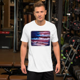 Clothing - American Flag Patriotic Unisex t-shirt by PaintWithJosh